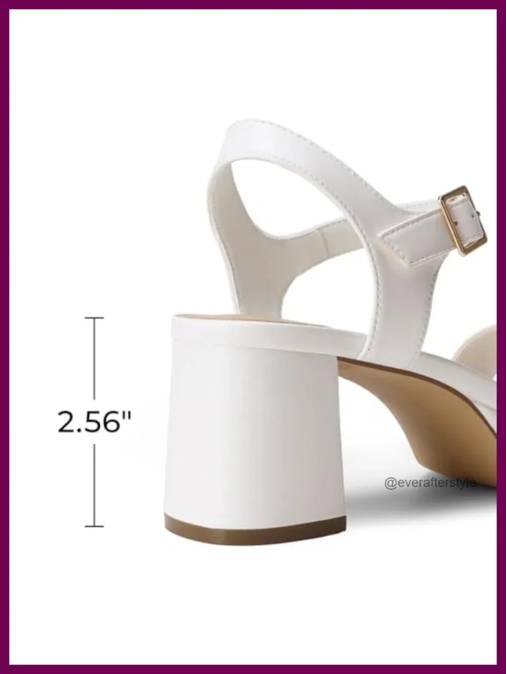 Chunky Block Platform Heeled Sandals Open Toe Ankle Strap Faux Leather Party